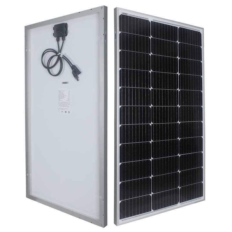 100 Watt 12 Volt Solar Panel Monocrystalline Solar Panel High Efficiency Module RV Marine Boat Caravan Off Grid